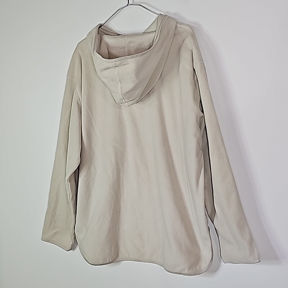 H&M large cream colour half zip hoodie - Picture 4 of 6